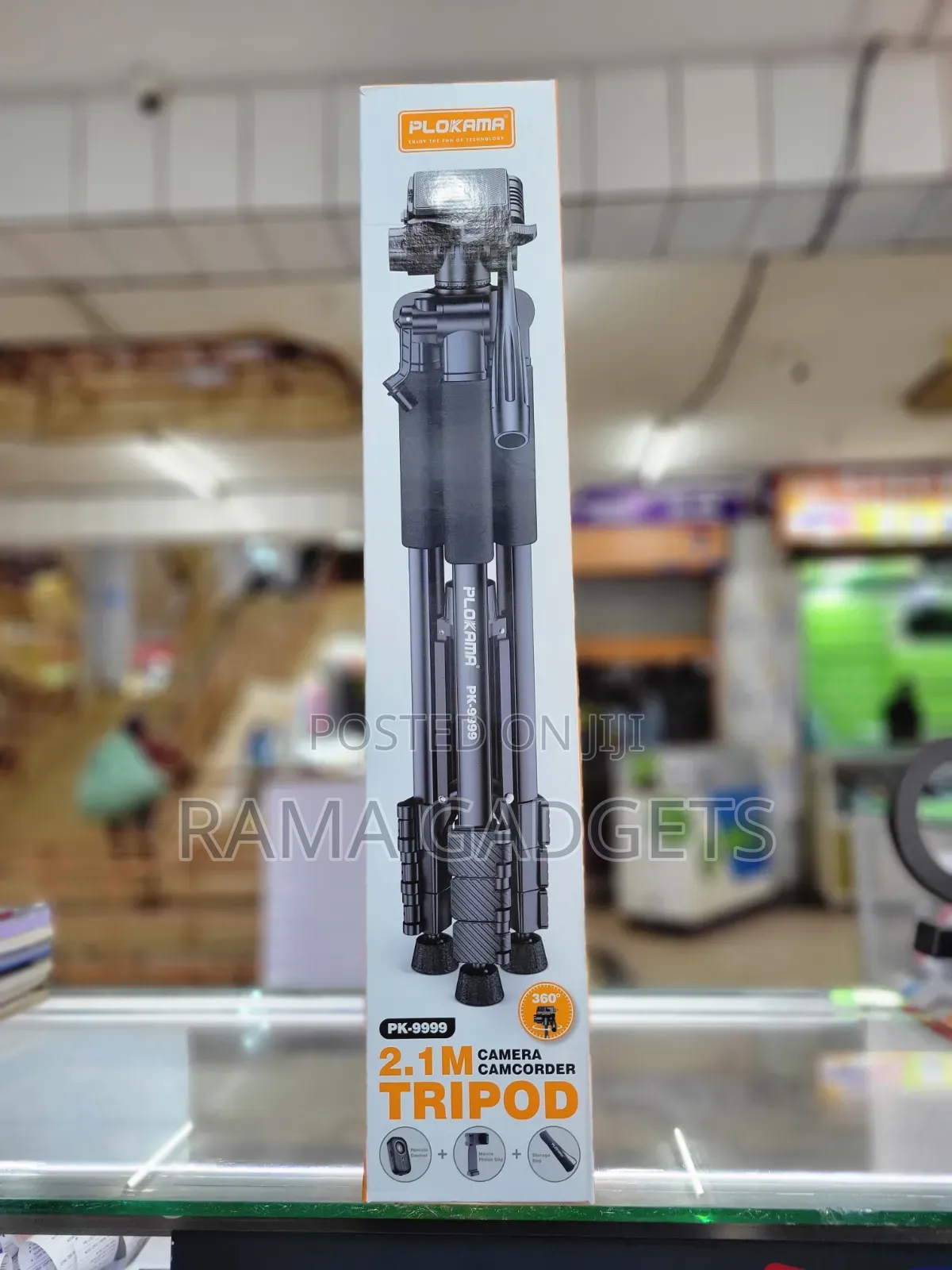 Plokama Pk-9999 Tripod Designed for Cameras and Camcorders.