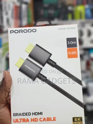 Porodo 3.0m Braided Hdmi Ultra Hd Cable.