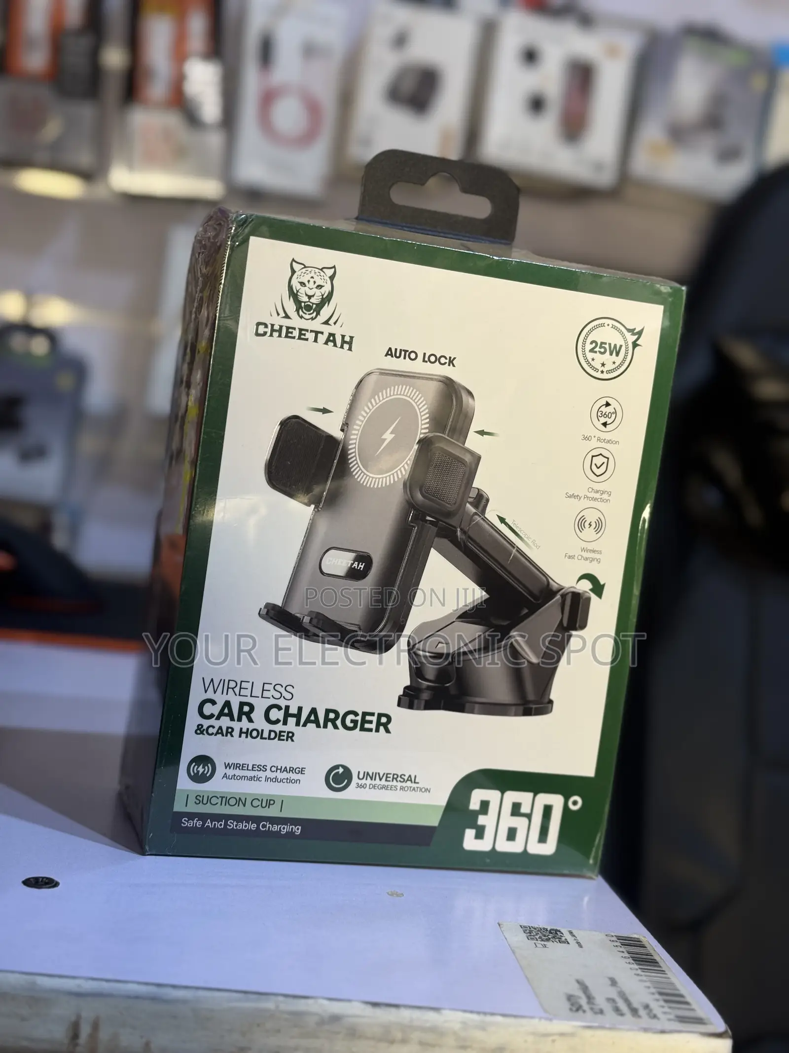 Wireless Car Charger and Car Holder
