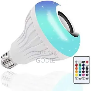 Led Music Light Bulb - White