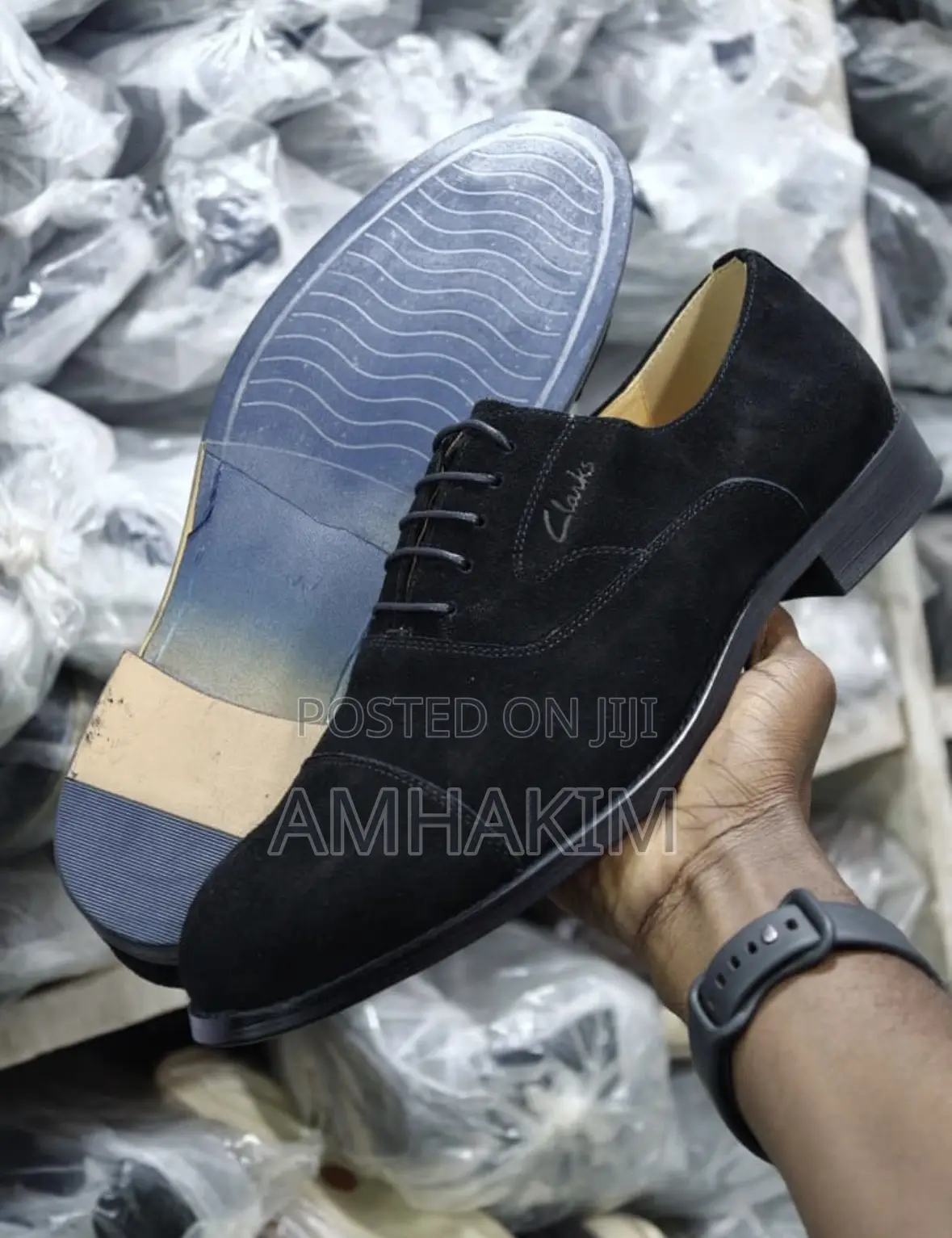 Classic Men Gentle Oxford Suede Clarks Shoes in Stock