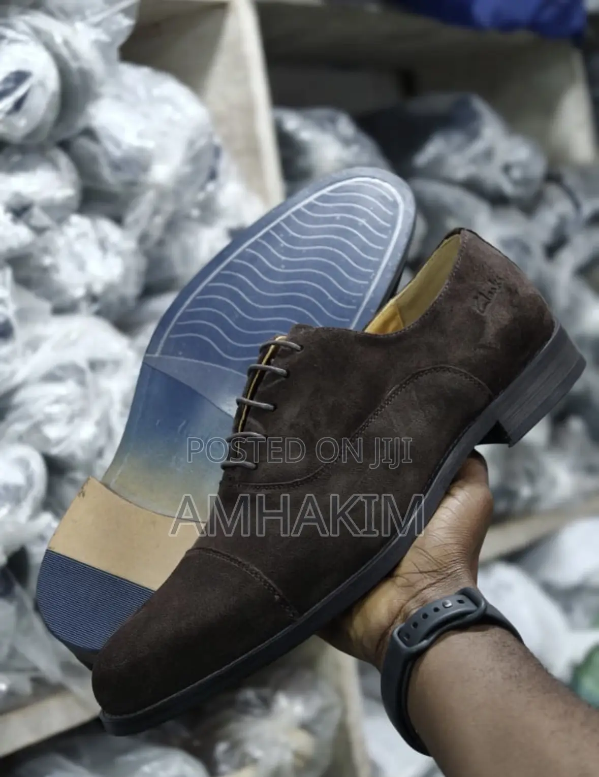 Classic Men Gentle Oxford Suede Clarks Shoes in Stock