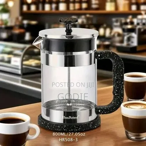 Modern French Press Coffee and Tea Maker