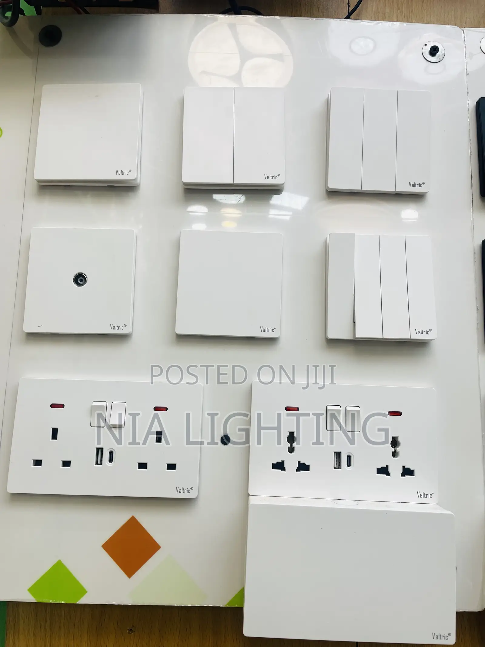 Colored Switches And Sockets