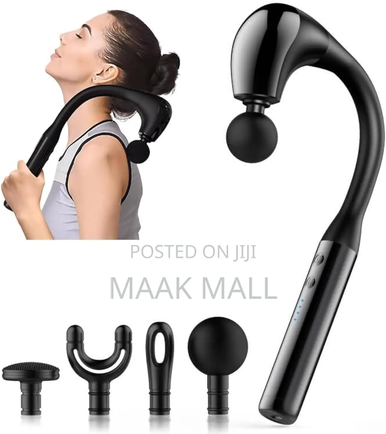 U-Shaped Massage Gun Back Massager for Pain Relief Deep Tissue