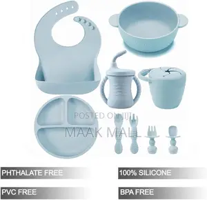 Silicone Baby Feeding Set | 9pcs Baby Led Weaning Supplies