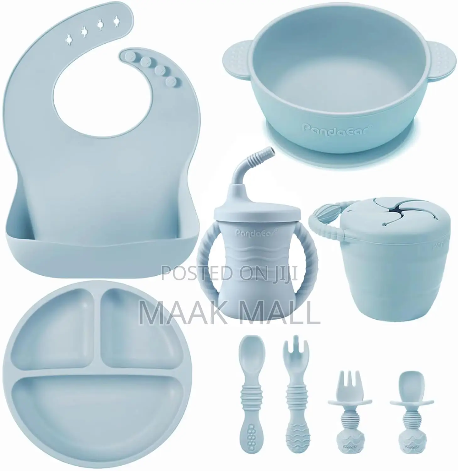 Silicone Baby Feeding Set | 9pcs Baby Led Weaning Supplies