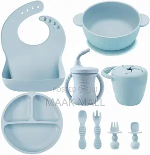 Silicone Baby Feeding Set | 9pcs Baby Led Weaning Supplies