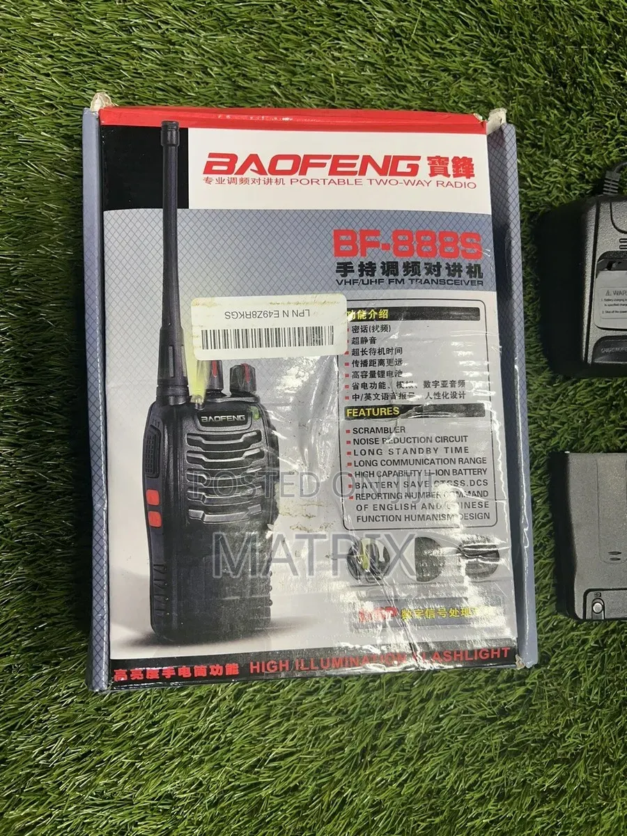 Baofeng 2 Pieces Bf-888s 3-5km Long Range Walkie Talkie Radio Calls