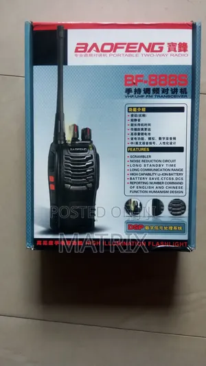 Baofeng 2 Pieces Bf-888s 3-5km Long Range Walkie Talkie Radio Calls