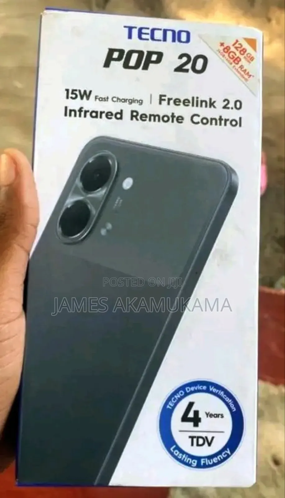 New Tecno Pop 20 64 GB Black