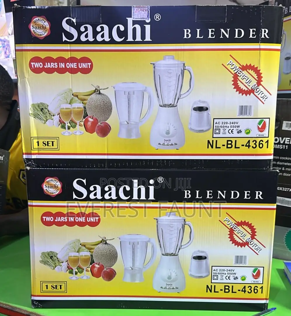 Saachi Blender With Powerful Motor