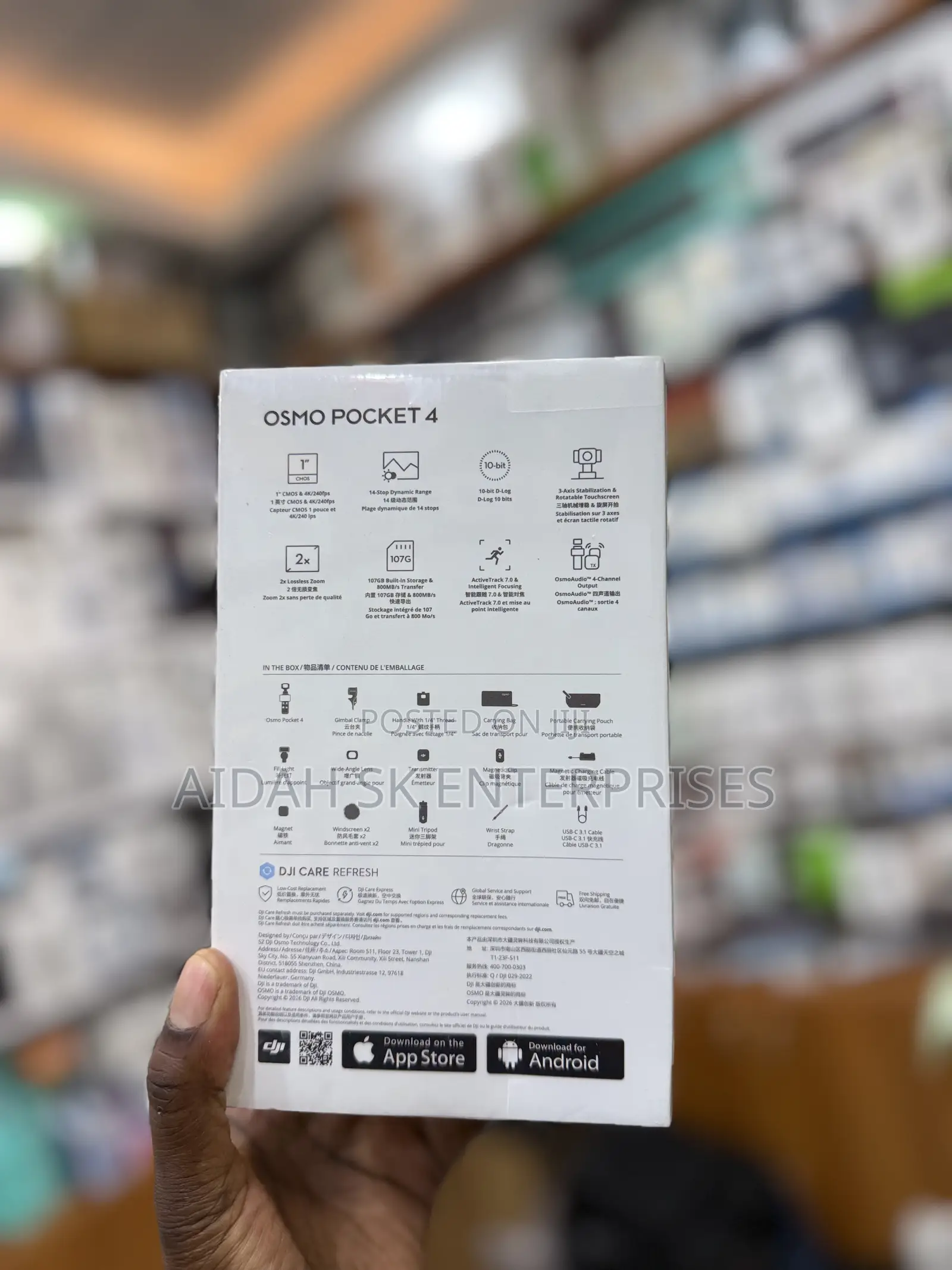 Dji Osmo Pocket 4 Handheld Camera Creator Combo