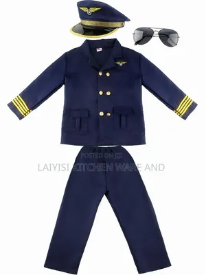 Children's Career Day Costume Professional Performance Kids Pilot
