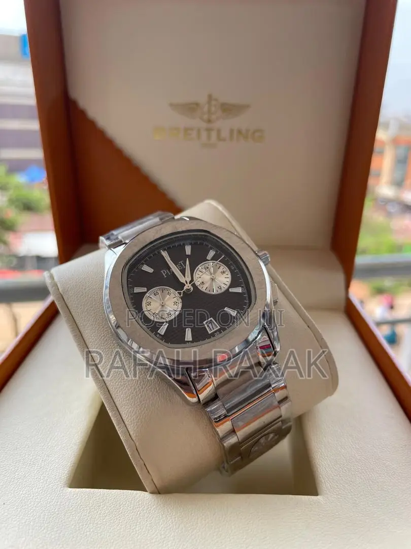Black Dial Version of the Piaget Polo Chronograph Style Watch