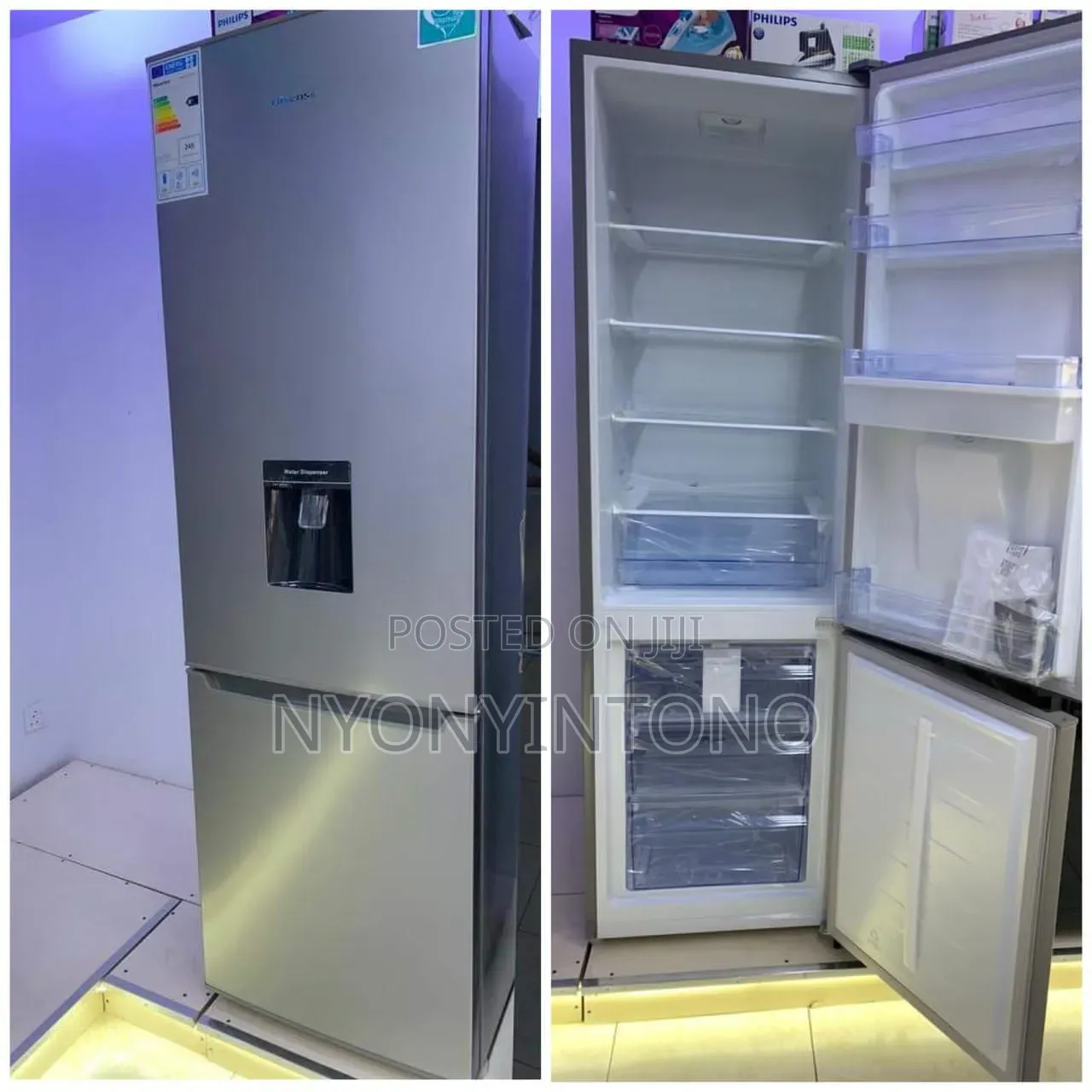 Hisense 341liters Double Doorfrost Free Refrigerator With Dispenser