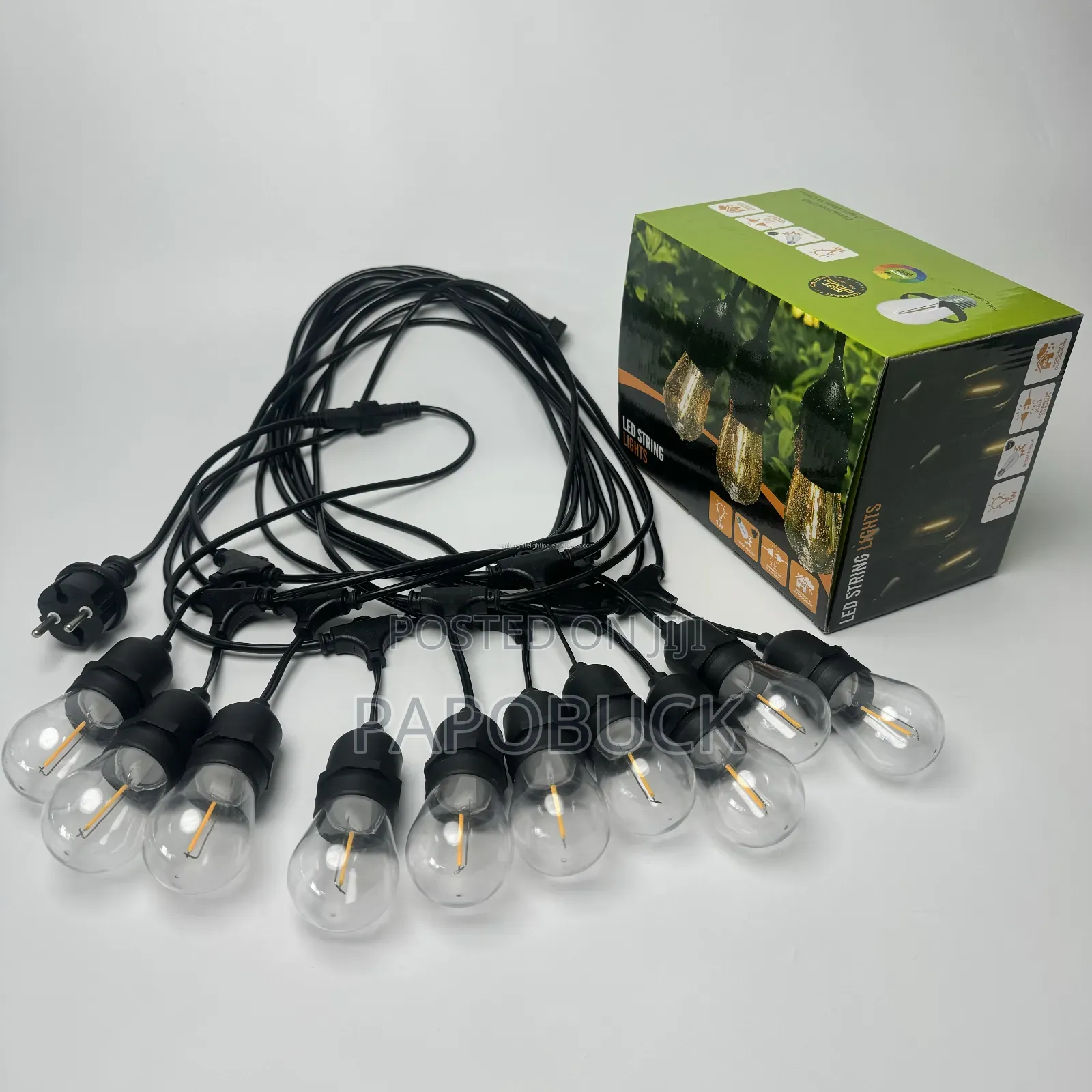 10pcs String Filament Bulbs 5 Metres Long