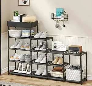 Multi-Tier Modular Shoe Rack
