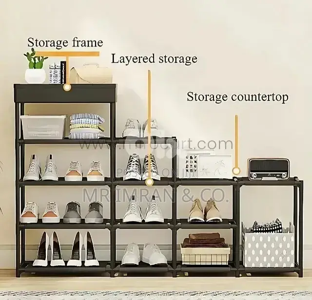 Multi-Tier Modular Shoe Rack