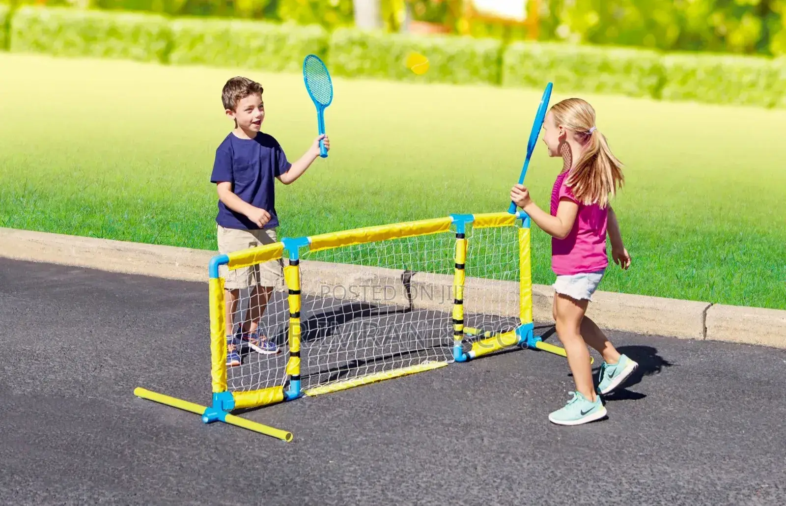 2-in-1 Tennis Ball and Football Outdoor Game Set