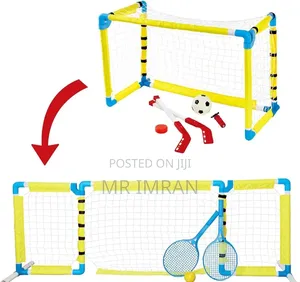 2-in-1 Tennis Ball and Football Outdoor Game Set