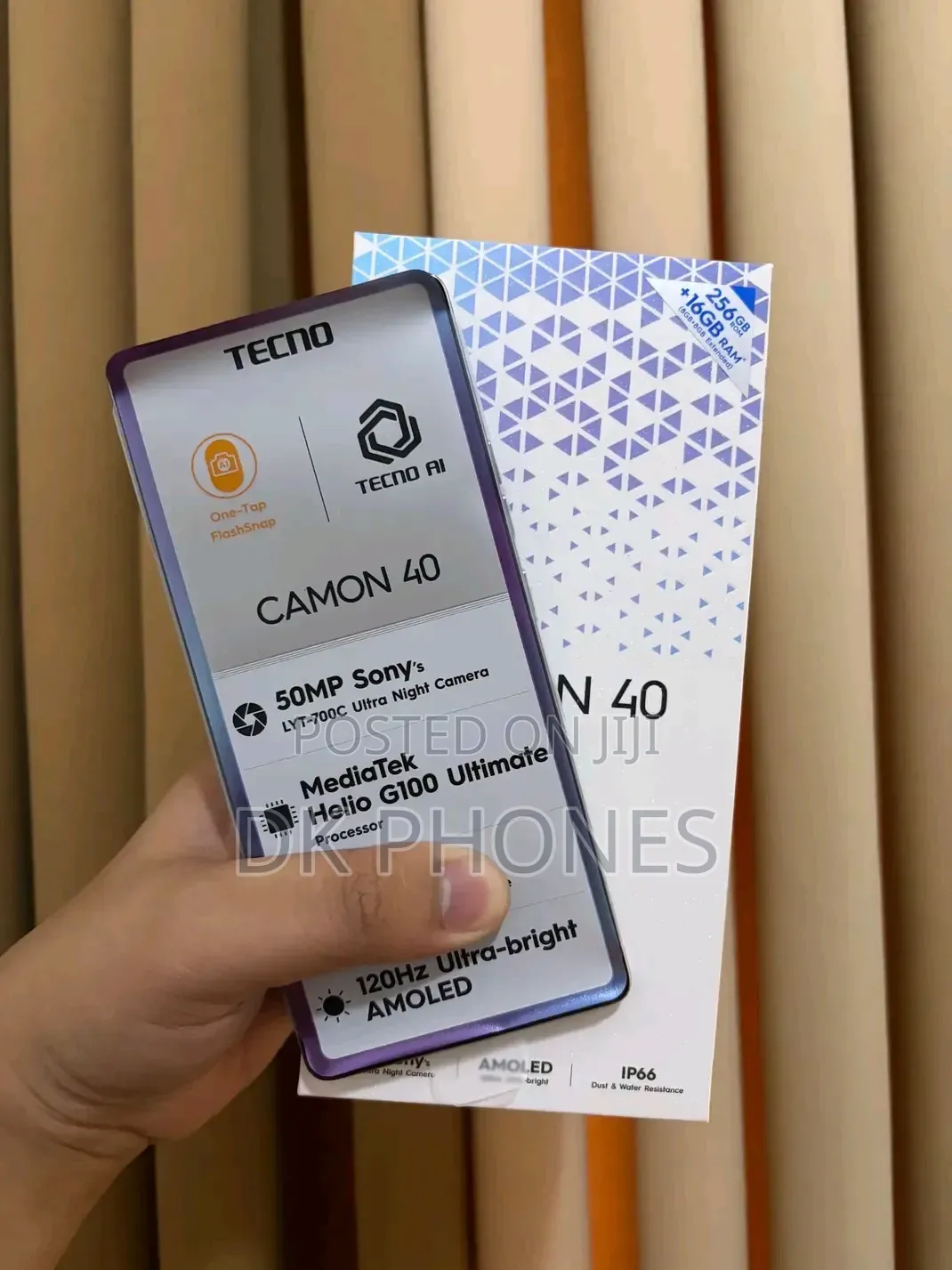 New Tecno Camon 40 Pro 5G 256 GB Black