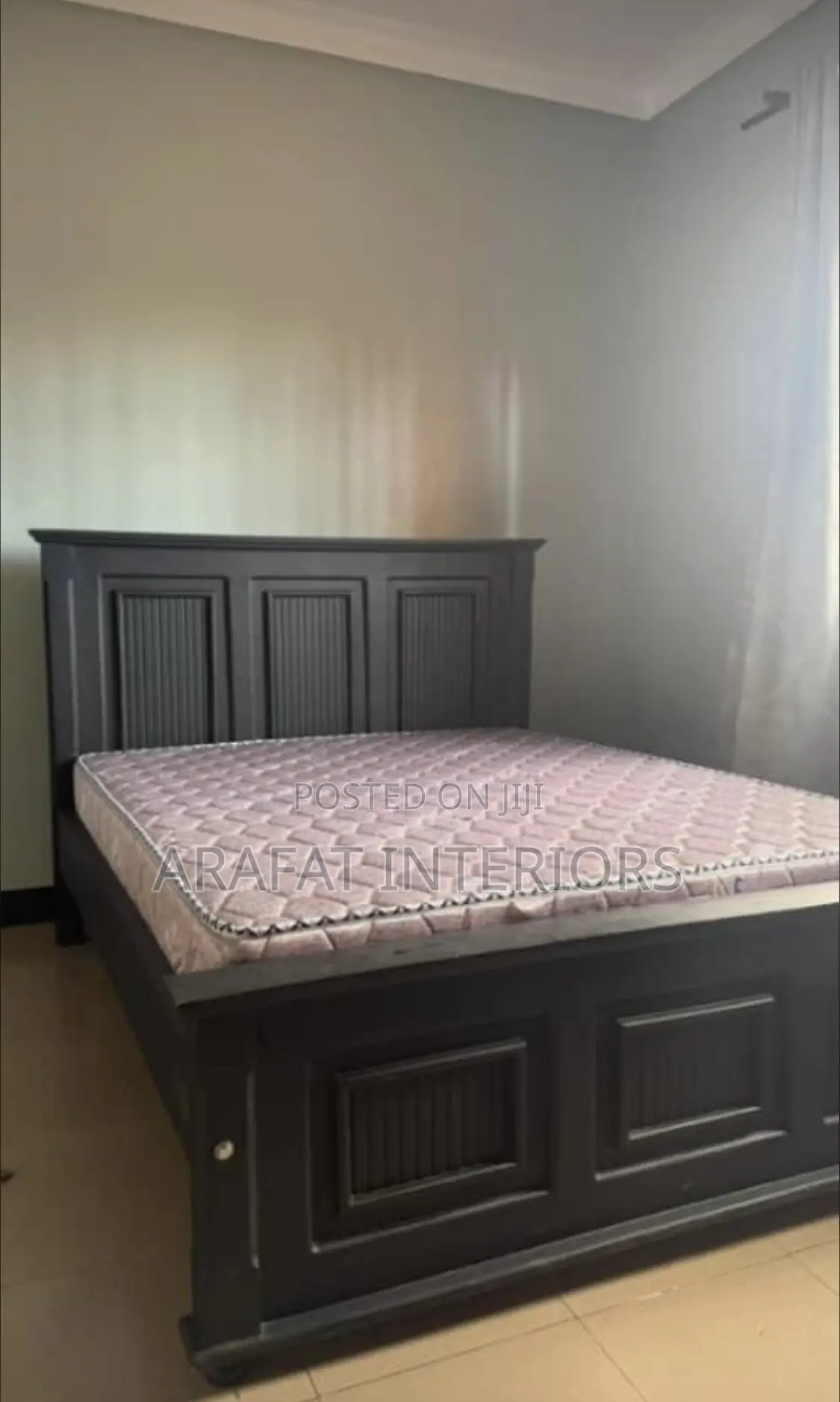 Ebony Panel Royal Bed