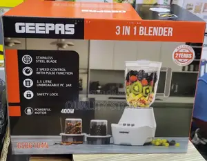 Geepas Electric Blender 3 in 1 Gsbg104n