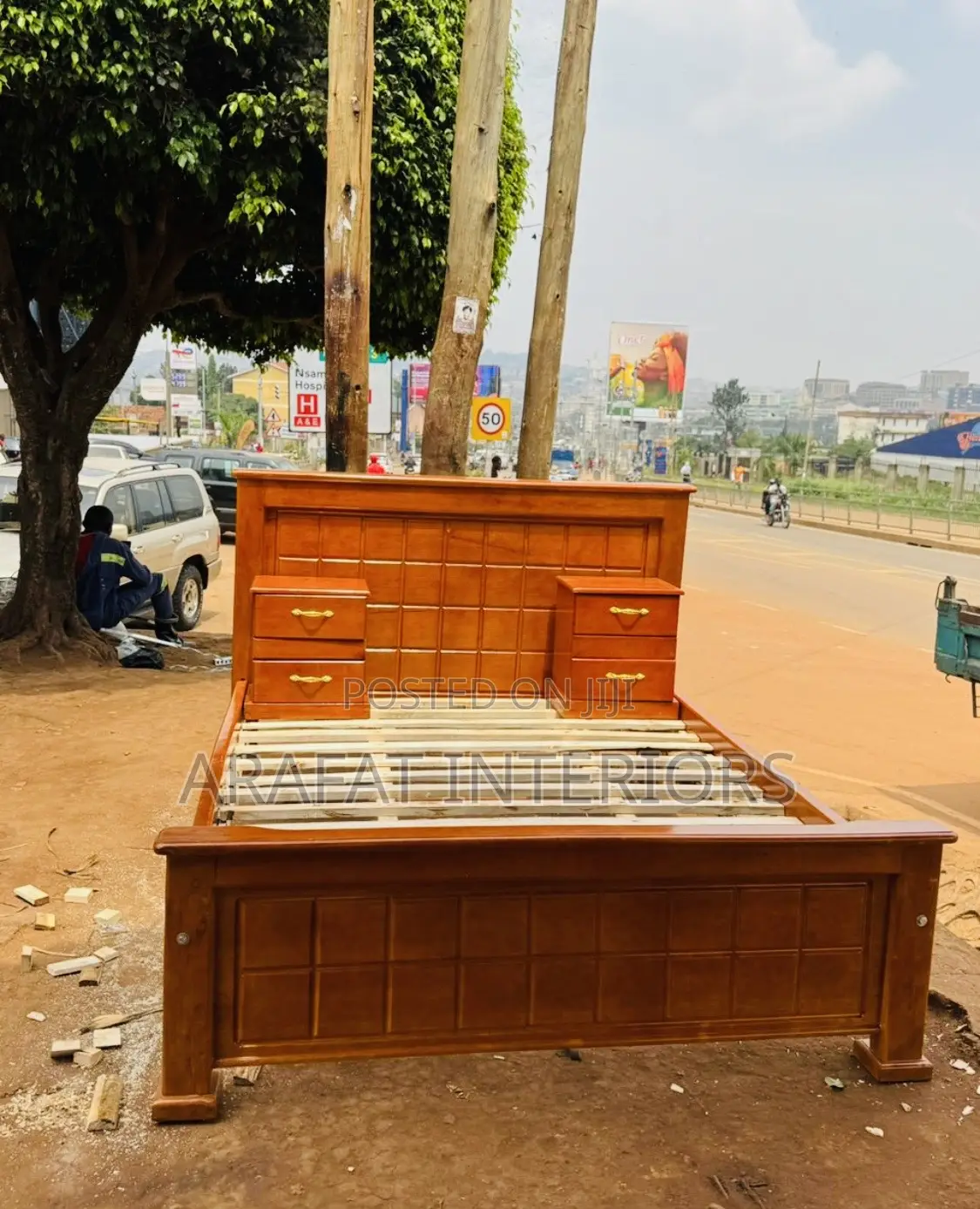 5x6 Timber Slat Design Bed