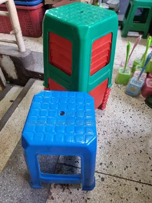 Plastic Stool With a Hole