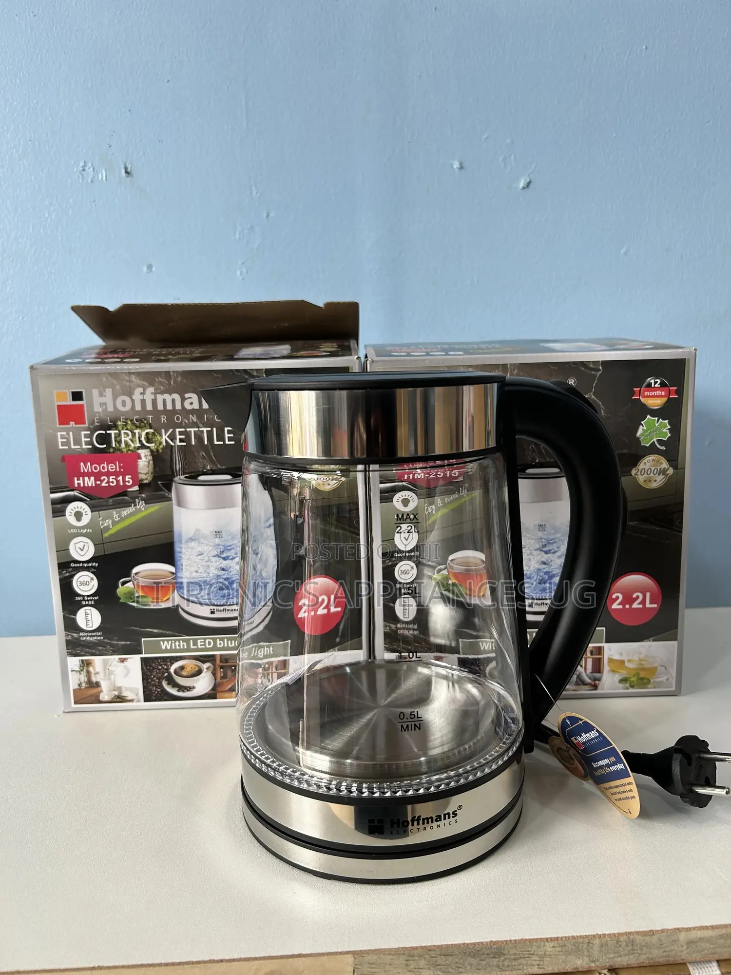 2.2litres Hoffman Kettles