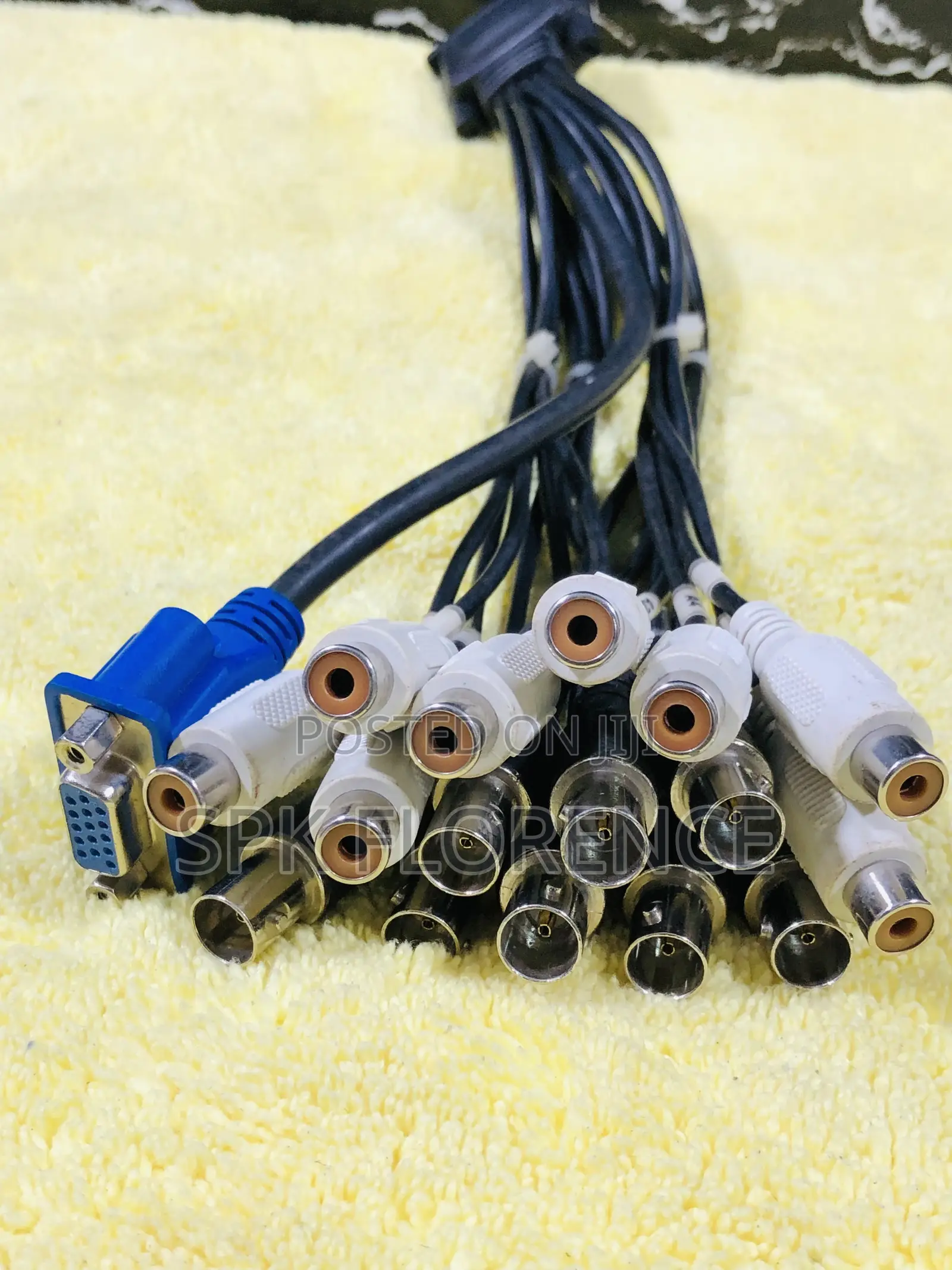 Coaxial Connectors to Vga to Dvi Cable