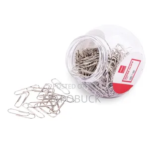Metal Paper Clips, Available in a 200-Piece Jar.