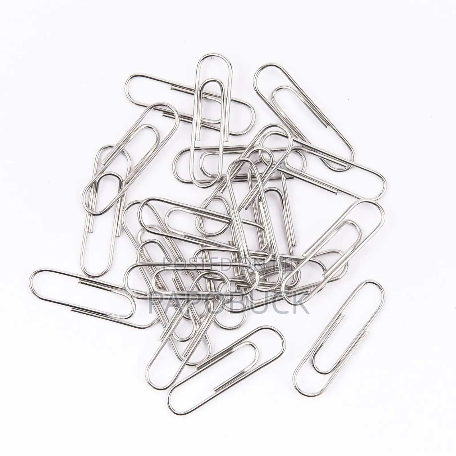 Metal Paper Clips, Available in a 200-Piece Jar.