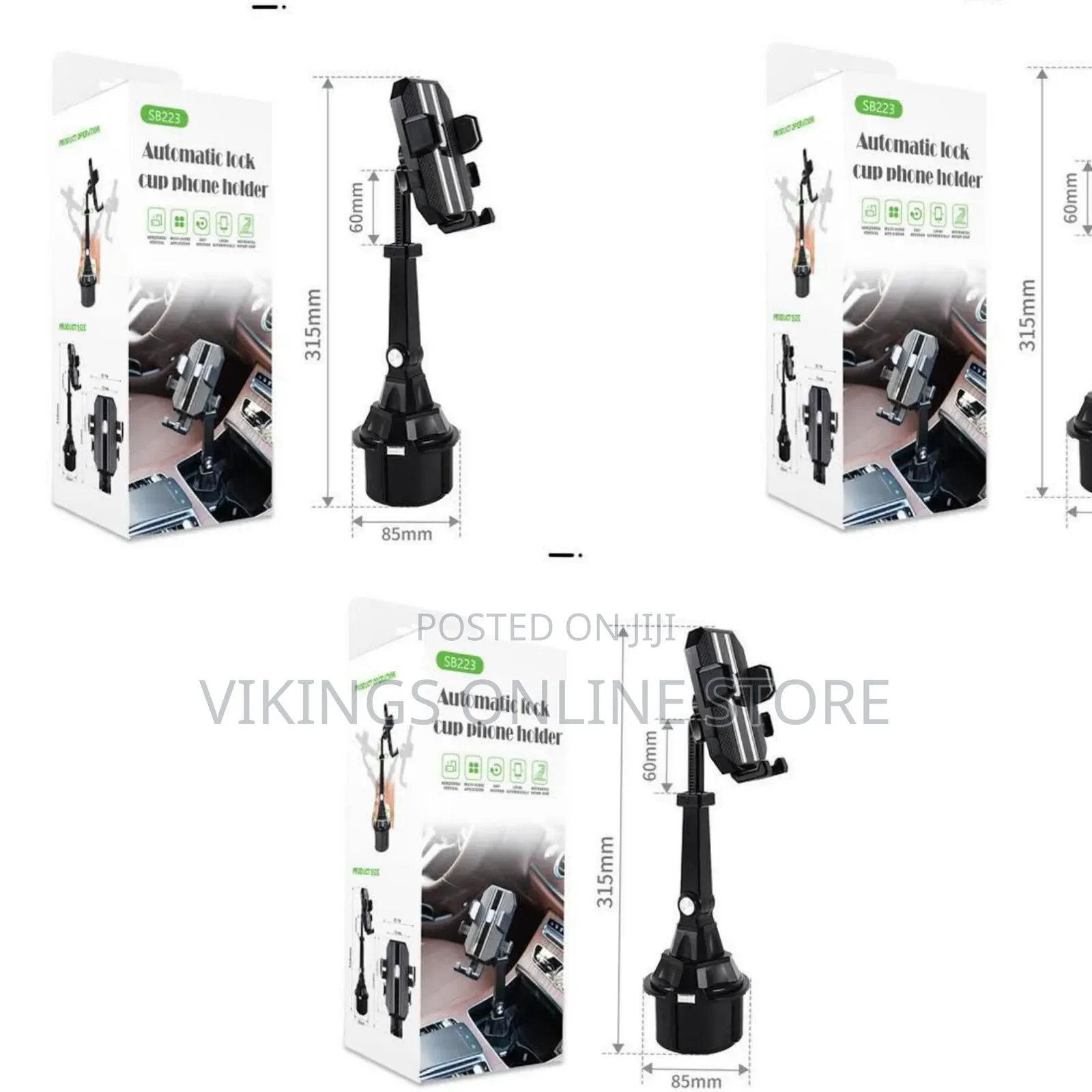 S8223 Automatic Lock Cup Phone Holder
