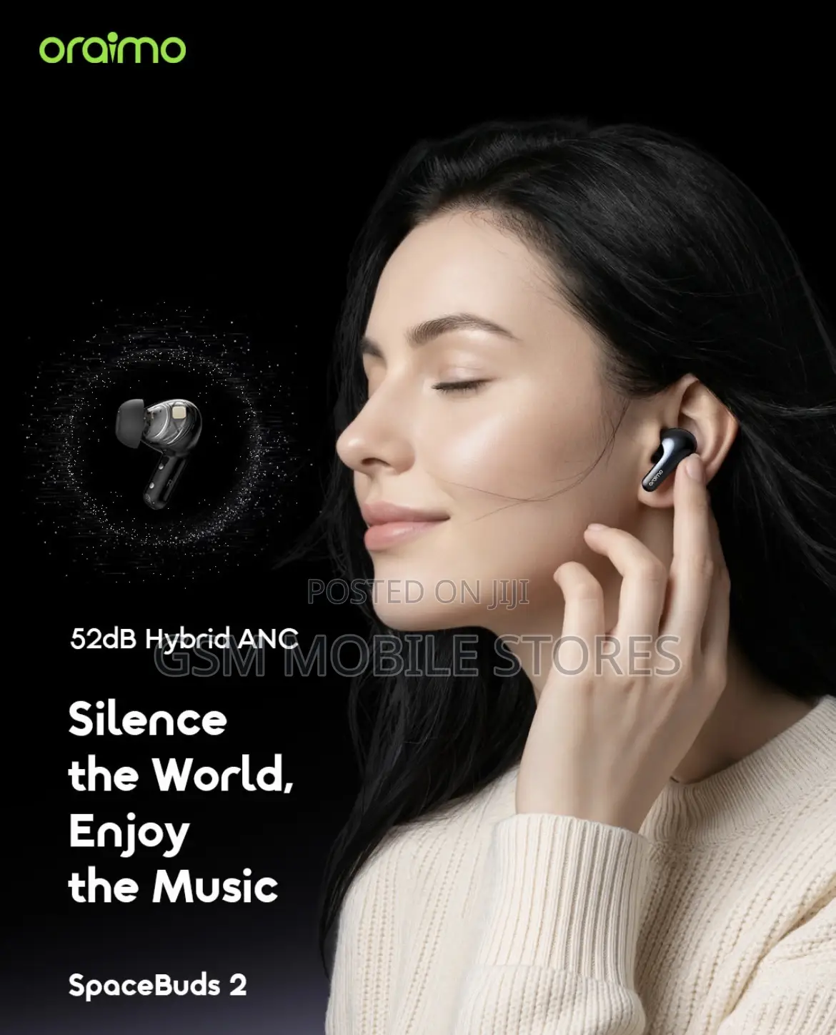 Oraimo Spacebuds 2 Ai Smart 45hrs Playtime True Wireless Earbuds