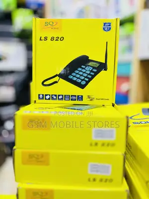 Sq Mobile Ls820 GSM Wireless Desk Phone – Dual Sim, Loud Speaker