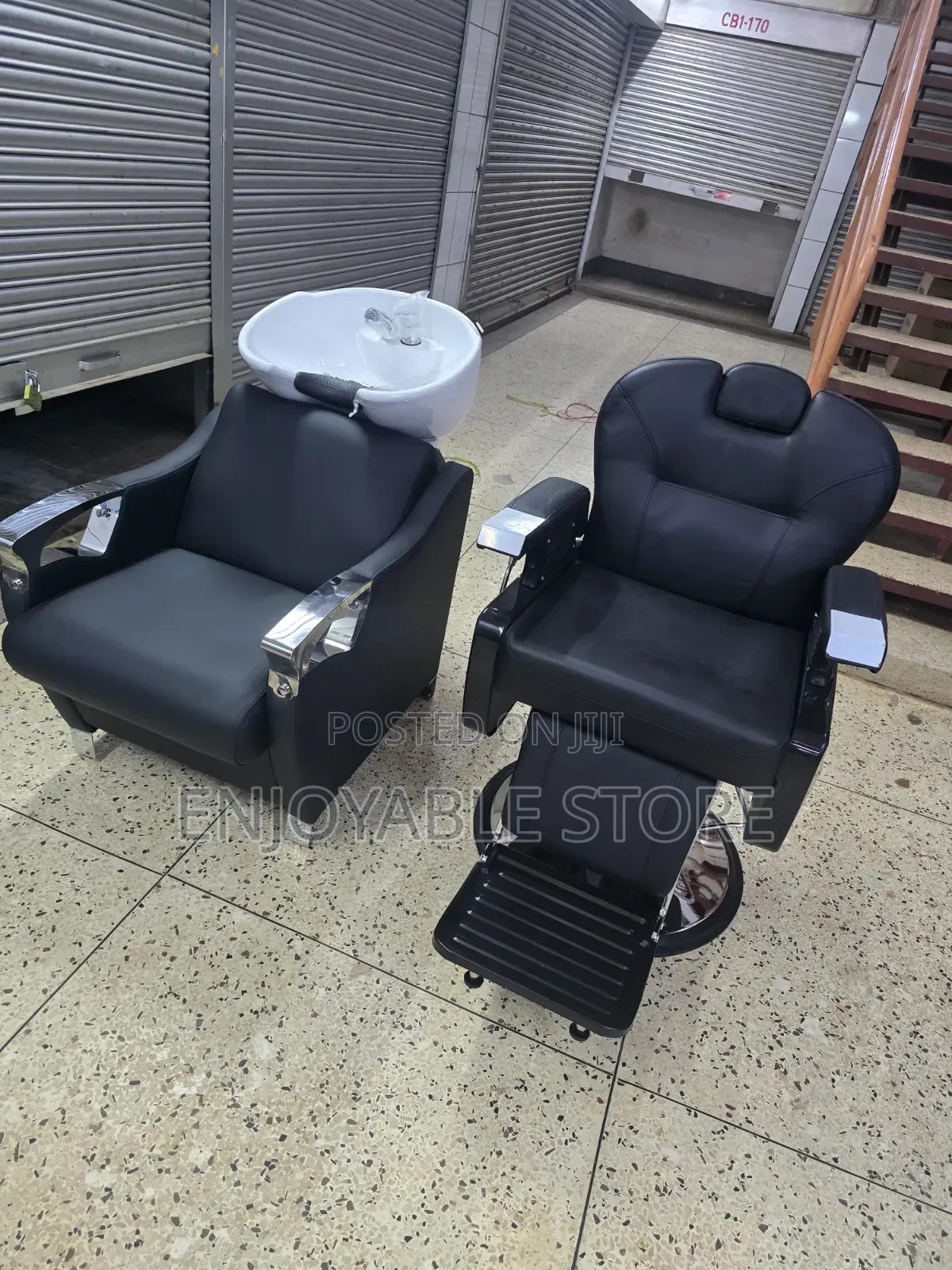 Combo Set Salon Chair and Sink Salon Chair and Sink