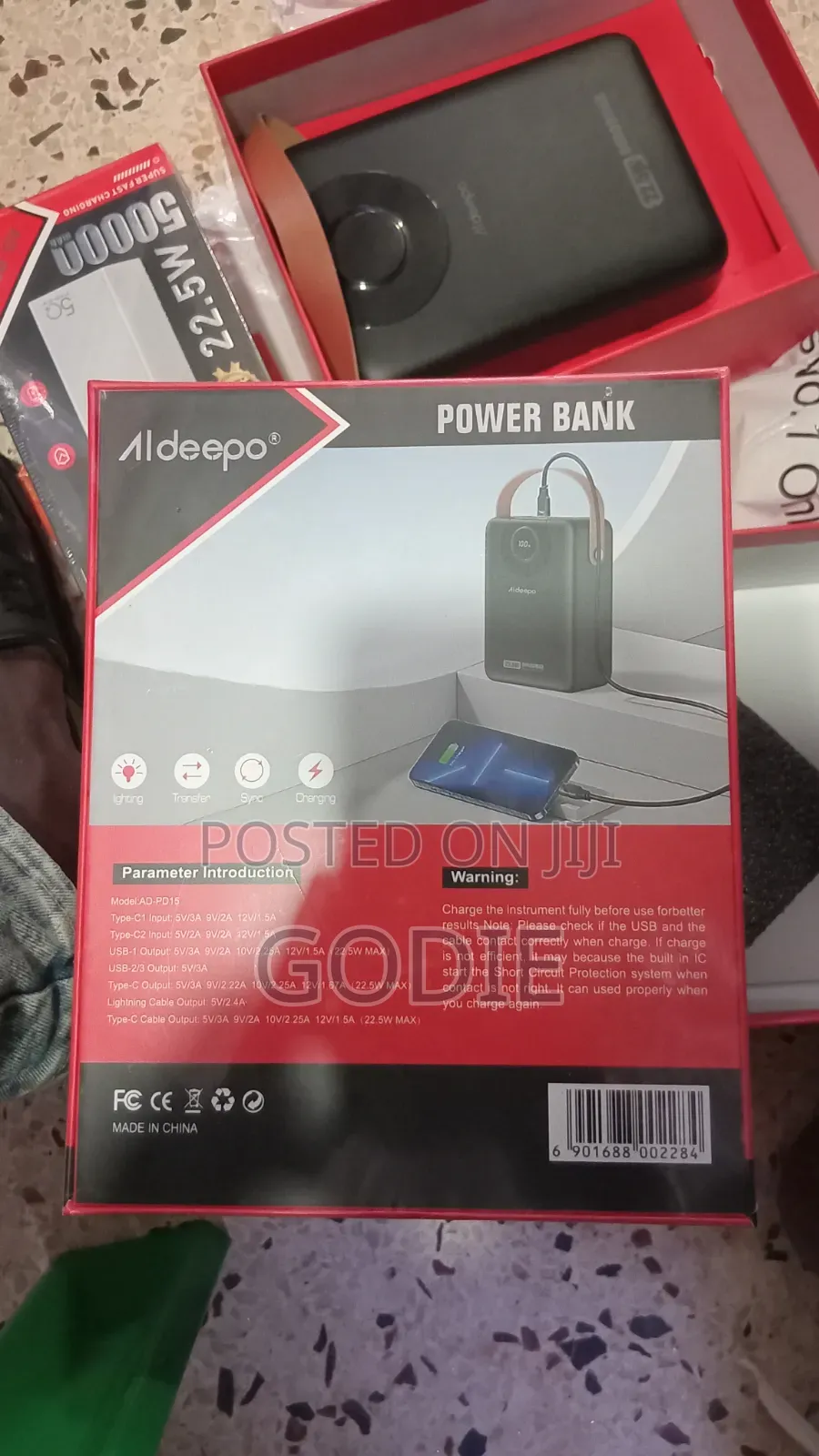 Aldeepo Original Power Bank 80000 Mah