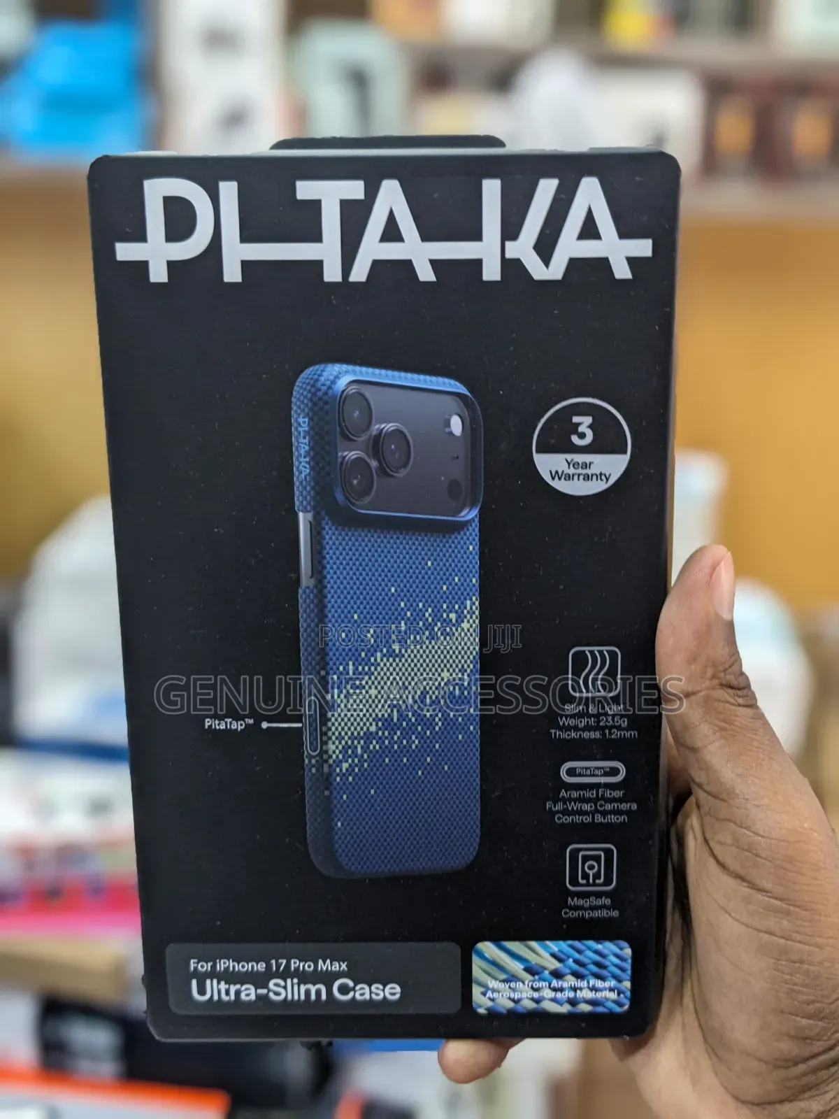 Pi-Ta-Ka Edge Ultra Slim Case for iPhone 17 Promax