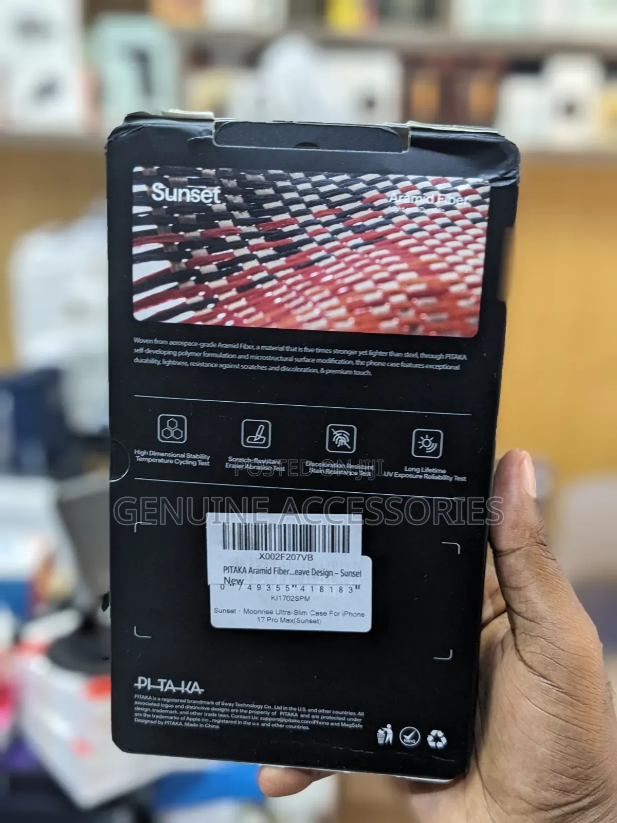 Pi-Ta-Ka Edge Ultra Slim Case for iPhone 17 Promax