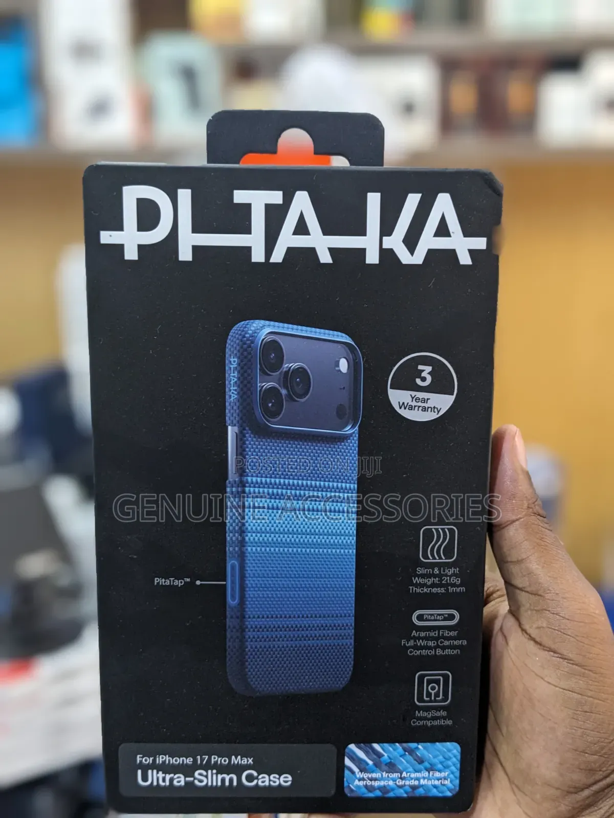 Pi-Ta-Ka Edge Ultra Slim Case for iPhone 17 Promax