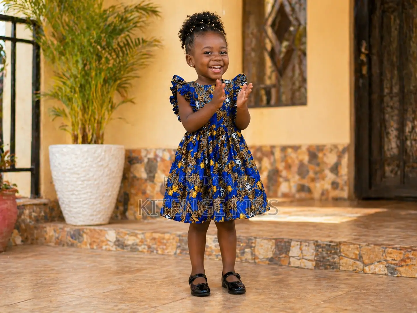 Baby Girl Blue Dress • 4-5 Years • Brand New