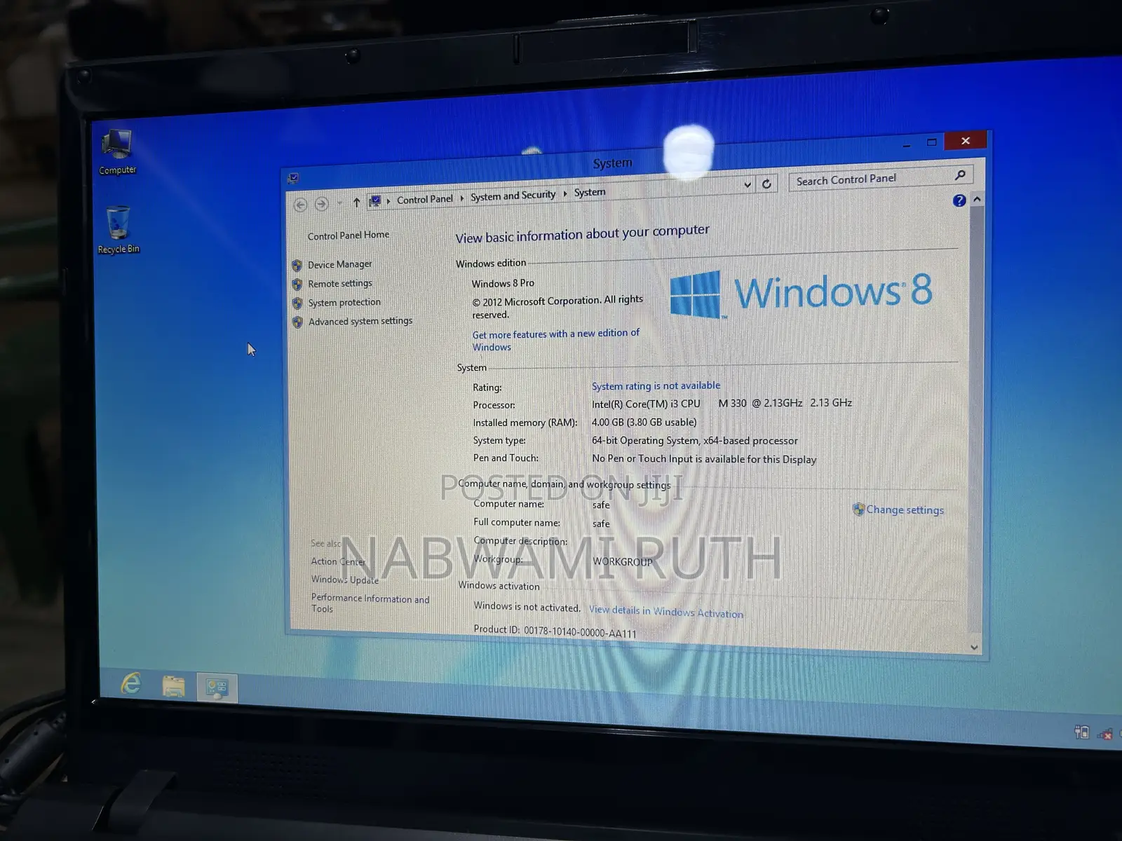 Laptop eMachines 4GB Intel Core i3 HDD 320GB