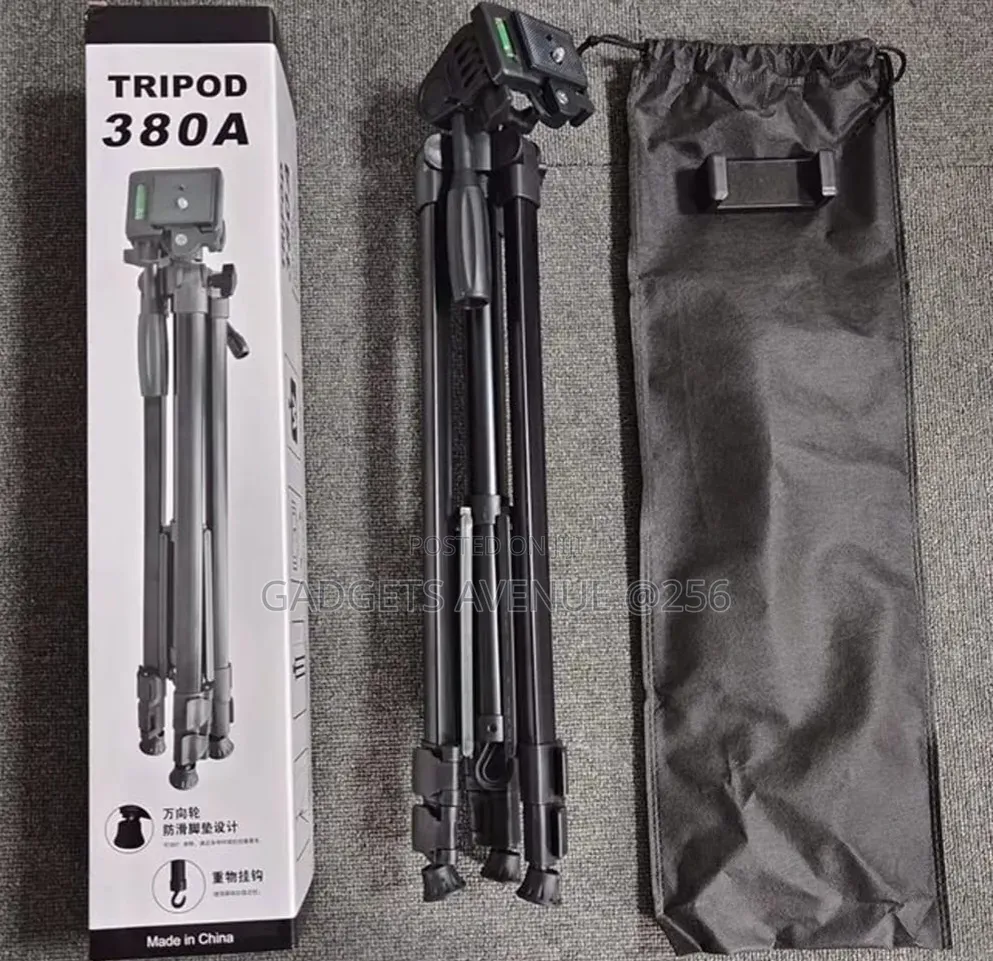 Tripod 380a, a Versatile Stand Designed for Smartphones and Cameras.