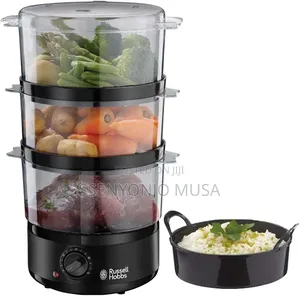 Russell Hobbs Food Steamer 7l 3-Tier 400w With Timer Rice Bowl