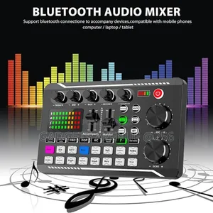 Live Sound Card and Audio Mixer, Versatile Device Used for Recording