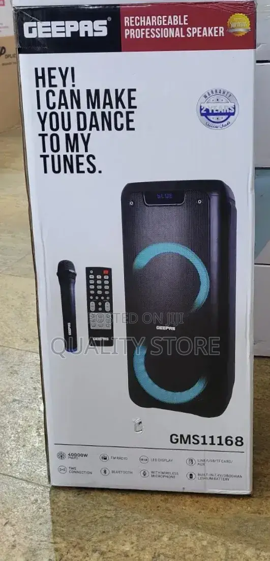 Geepas Rechargeable Proffessional Audio Speaker