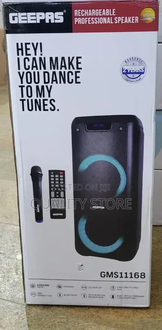 Geepas Rechargeable Proffessional Audio Speaker