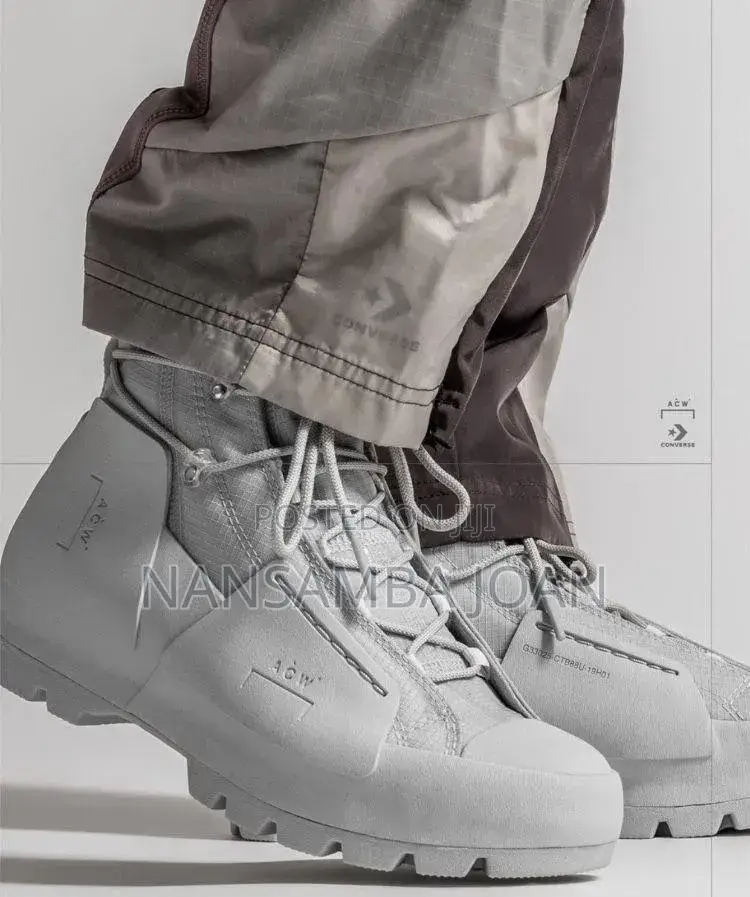 Men's Genuine High Top Hiking Boots_khaki
